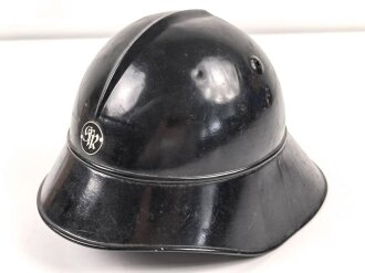 Feuerwehr oder Werkschutzhelm, Eisen lackiert, guter Gesamtzustand