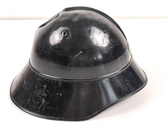Feuerwehr oder Werkschutzhelm, Eisen lackiert, guter Gesamtzustand