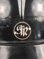 Feuerwehr oder Werkschutzhelm, Eisen lackiert, guter Gesamtzustand