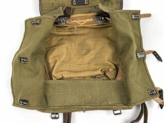 Tornister Wehrmacht datiert 1943, getragenes Stück