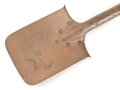 Gerader Spaten vermutlich Reichswehr, Hersteller " IDEAL Spaten" Originallack, guter Zustand