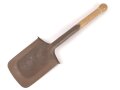 Gerader Spaten vermutlich Reichswehr, Hersteller " IDEAL Spaten" Originallack, guter Zustand