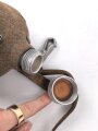 Feldflasche Wehrmacht WAL 38,  getragenes Stück
