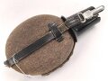 Feldflasche Wehrmacht WAL 38,  getragenes Stück