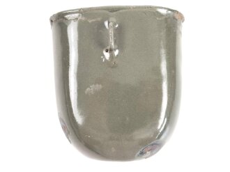 Österreich k.u.k. , emaillierte Feldflasche mit Trinkbecher datiert 1916.