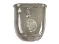 Österreich k.u.k. , emaillierte Feldflasche mit Trinkbecher datiert 1916.