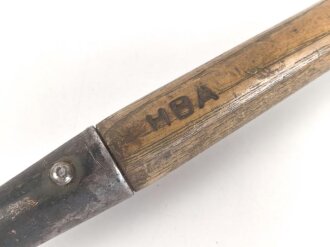 Österreich , Klappspaten datiert 1966 , in Spatentasche M57 von 1973. Guter Zustand