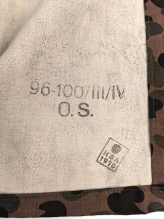Österreich, Tarnjacke Modell 1957. Getragenes Stück