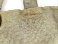 1. Weltkrieg Brotbeutel mit Trageriemen, vereinnahmt von der " Staatlichen Polizei Breslau 1933"