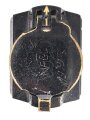 Kompass aus schwarzer Preßmasse " Busch Rathenow" Kaufstück aus dem 1930iger Jahren in gutem Zustand