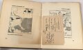Russland 2. Weltkrieg, Buch " Kriegstreiber" Sowjetische Karikaturen von Boris Jefimow. , datiert 1938. In den meisten Seiten liegen Feldpostkarten mit jeweiligen Übersetzungen in Deutsch. Eher schlechter Zustand, aber hochinteressant