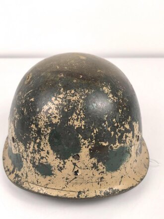 Kunststoff " Stahlhelm " ähnlich M1, Alter und Herkunft unbekannt, Originallack