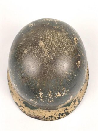 Kunststoff " Stahlhelm " ähnlich M1, Alter und Herkunft unbekannt, Originallack