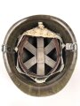 Kunststoff " Stahlhelm " ähnlich M1, Alter und Herkunft unbekannt, Originallack