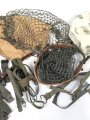 Konvolut Ersatzteile für Stahlhelme aller Art