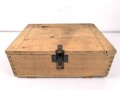 Transportkasten für Munition der Wehrmacht. Anscheinend ungebrauchtes Stück, 35 x 50 x 17cm