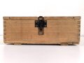 Transportkasten für Munition der Wehrmacht. Anscheinend ungebrauchtes Stück, 35 x 50 x 17cm