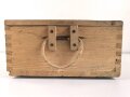 Transportkasten für Munition der Wehrmacht. Anscheinend ungebrauchtes Stück, 35 x 50 x 17cm
