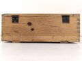 Transportkasten für Munition der Wehrmacht. Anscheinend ungebrauchtes Stück, 35 x 50 x 17cm