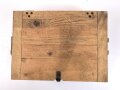 Transportkasten für Munition der Wehrmacht. Anscheinend ungebrauchtes Stück, 35 x 50 x 17cm
