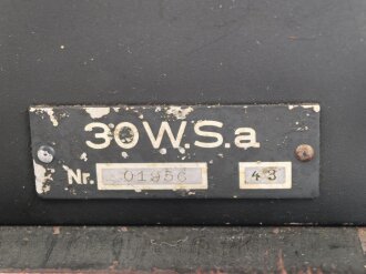 30 Watt Sender a datiert 1943 ( Panzerfunk )...