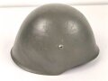 Portugal, Stahlhelm Modell 1940 in gutem Zustand. Originallack ?, ehemals britischer Kinnriemen