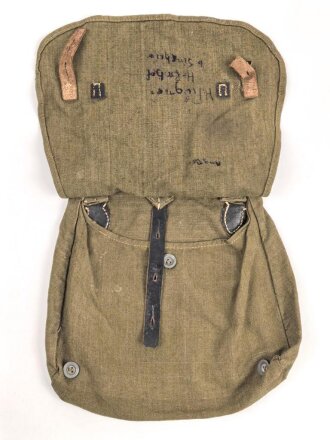 Brotbeutel Wehrmacht , getragenes Stück