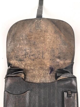 Kartentasche Wehrmacht , stark getragenes Stück