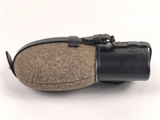 Feldflasche Wehrmacht , RFI40, zusammengehörig, sehr guter Zustand