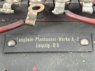 Umformer U.20a3 der Wehrmacht. Baujahr 1942. Neuzeitlich lackiert, Funktion nicht geprüft