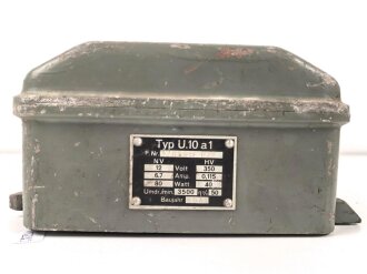 Umformer U.10 a1 der Wehrmacht. Baujahr 1941. Originallack, Funktion nicht geprüft