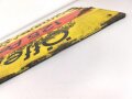 Luftschutz Emailleschild " Öffentlicher Sammel Schutzraum 125 Personen" Maße 39 x 80cm, ungereinigtes Stück