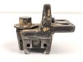 Schwere Aufnahme für eine Optik der Wehrmacht. Sandfarbener Originallack