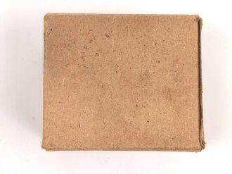 Pappverpackung Wehrmacht für " 15 Pistolenpatronen 43" datiert 1944