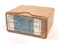 Pappverpackung Wehrmacht für " 15 Pistolenpatronen 43" datiert 1944