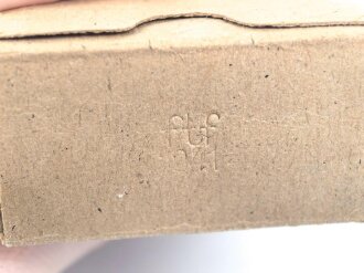 Pappverpackung Wehrmacht für " 15 Patronen P.m.K ( auch für Tropen ) " datiert 1943