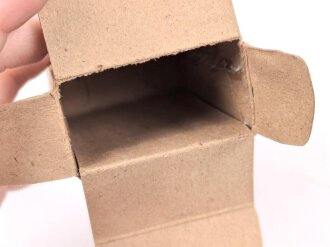 Pappverpackung Wehrmacht für " 15 Patronen P.m.K ( auch für Tropen ) " datiert 1943