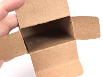 Pappverpackung Wehrmacht für " 15 Patronen s.S. Lackiert " datiert 1939