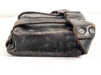 Patronentasche zum K98 Wehrmacht ( für 6 Ladestreifen) Ungereinigtes Stück mit Reichsbetriebsnummer