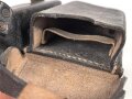 Patronentasche zum K98 Wehrmacht ( für 6 Ladestreifen) Genietetes Stück ohne erkennbare Stempelung