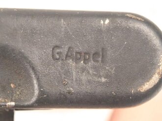 Reinigungsgerät 34 RG34 der Wehrmacht. Dose Originallack, Hersteller G.Appel