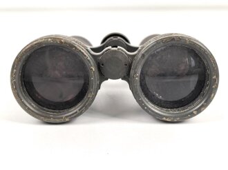 1.Weltkrieg, Fernglas 08 von Carl Zeiss Jana. " Dienstglas von 1917" Gute Durchsicht, Originallack