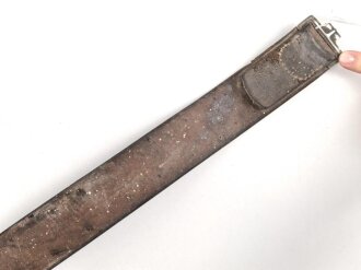 Koppel für Angehörige des Heeres, das Aluminiumschloss entnazifiziert, ungereinigter Speicherfund