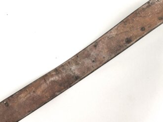 Koppel für Angehörige des Heeres, das Aluminiumschloss entnazifiziert, ungereinigter Speicherfund