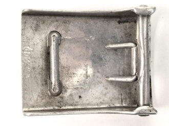 Koppelschloss für Angehörige der Hitlerjugend. Aluminium, M4/40