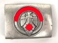 Koppelschloss für Angehörige der Hitlerjugend. Aluminium, M4/40