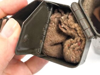 Behälter zum Zielfernrohr ZF41 für k98 der Wehrmacht, frühes, original lackiertes Stück