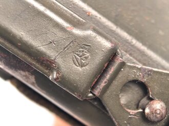 Behälter zum Zielfernrohr ZF41 für k98 der Wehrmacht, frühes, original lackiertes Stück