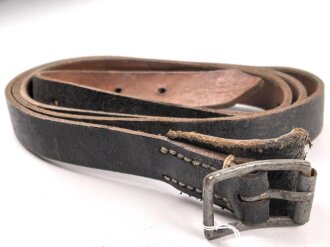 Bauchgurt für den Rucksack für Gebirgstruppen der Wehrmacht, getragenes Stück