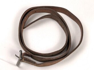 Bauchgurt für den Rucksack für Gebirgstruppen der Wehrmacht, ungeschwärztes, frühes Stück